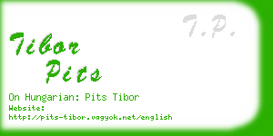 tibor pits business card